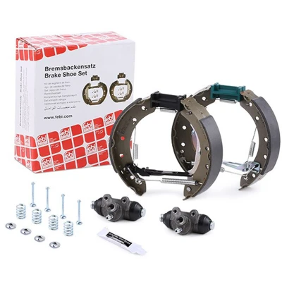 Imagen de FEBI BILSTEIN 37235 Kit frenos, disco de tambor Eje trasero con accesorios, cilindro freno rueda, material montaje añadido