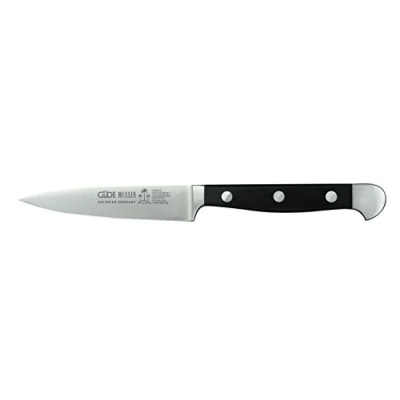 Imagen de Güde Gerber Solingen Cuchillo mechador Forjado, 8 cm, Pom Negro, Alpha Doble virola, Hecho a Mano en Alemania, Chrome Steel, 1.25 picometer
