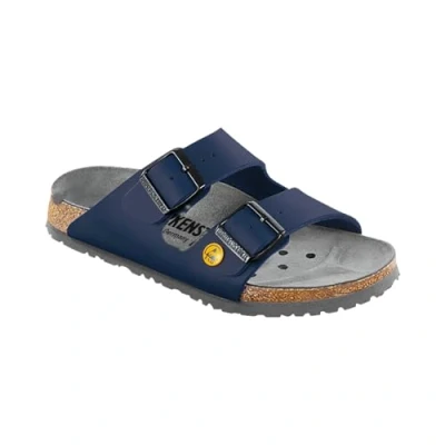 Imagen de Birkenstock Sandalias Arizona ESD, talla 43, azul, normal 089430 43 (Mules Shoe Low Latsche Double Buckle Alpro P220 571030 571038 571040 571048 571050 571058 571060 57710571057 1068.