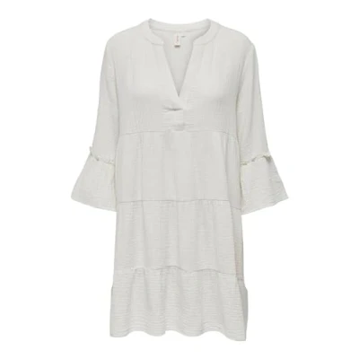 Imagen de Only Onlthyra Peplon Dress Noos Wvn Vestido, Cloud Dancer, XL para Mujer