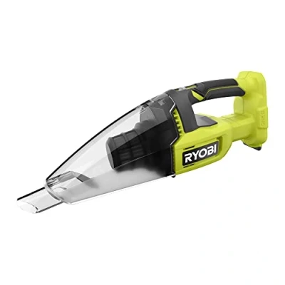 Imagen de RYOBI Aspirador de Mano 18V ONE+ Depósito 0,6l Fácil Vaciar Caudal 1100l/min Ideal para Limpieza Hogar o Taller, Virutas, Serrín, Polvo sin Batería ni Cargador RHV18 0