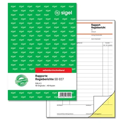 Imagen de Sigel Rapport Recibos A5, verde