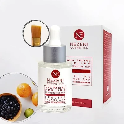 Imagen de Peeling Químico Facial AHA, PHA y PBHA Pieles Secas y/o Sensibles 6 Ácidos Naturales DIFERENTES Exfolia Alisa, Reduce Imperfecciones Nezeni Cosmetics BAJO CONSERVANTES