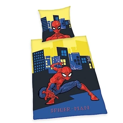 Imagen de Herding Spiderman Juego de Funda nórdica y Almohada (80 x 80 cm, 135 200 Cierre Cremallera, algodón), diseño