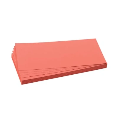 Imagen de Franken 1020 07 Tarjetas rectangulares para memorizar (9,5 x 20,5 cm, 500 Unidades), Color Rojo