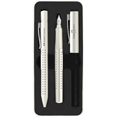 Imagen de Faber Castell 201527 Set estilog. M y bolígrafo m. Leche de coco.