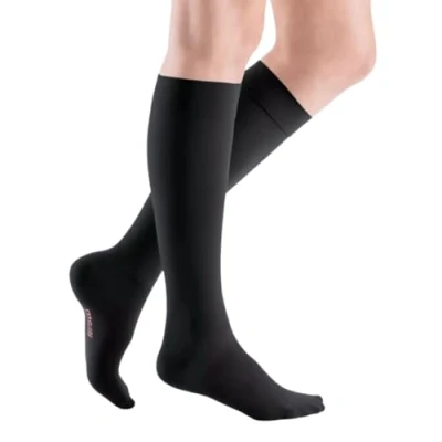Imagen de Medias de compresión mediven elegance AD Calcetines hasta la rodilla, KKL1 / VII/negro/punta/normal/sin cinta adhesiva