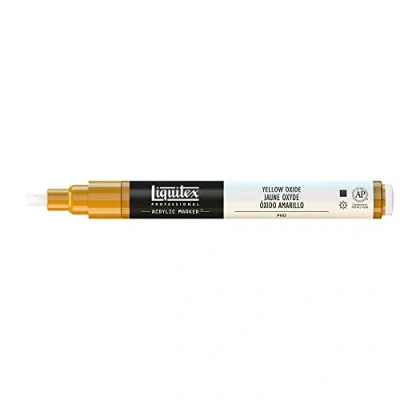 Imagen de Liquitex Rotulador de Pintura acrílica, Punta Fina, Óxido Amarillo, 2 mm