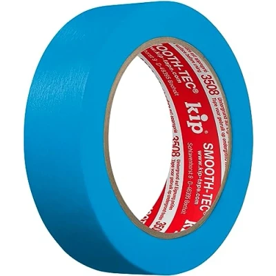 Imagen de kip SMOOTH TEC 3508 29 Crepe liso (30 mm x 50 m), color azul