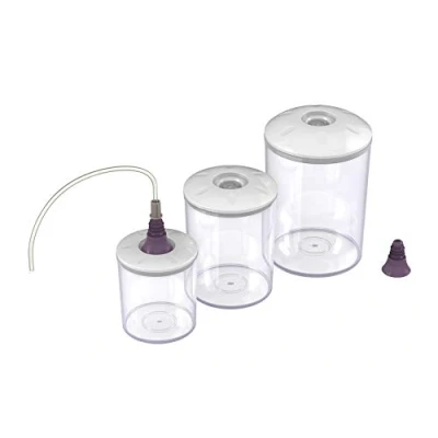 Imagen de Magic Vac ACO1182 Juego 3 recipientes para envasado al vacío, 16,50 X 24,50 cm