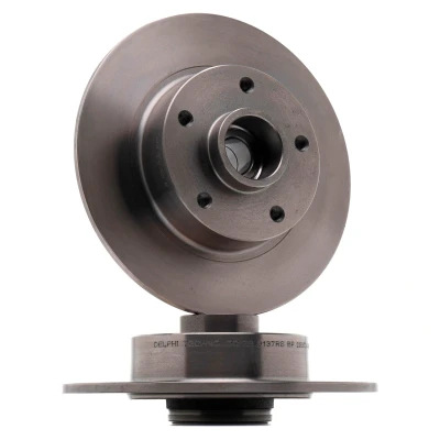 Imagen de DELPHI BG9137RS Disco de freno 260 8 5 macizo aceitado sin procesar con cojinete rueda, anillo sensor ABS RENAULT: MEGANE 3 Coupe,
