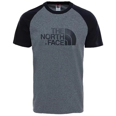 Imagen de THE NORTH FACE Easy Raglan Camiseta Raglan, Hombre, Tnfmediumgreyheather(Std), S