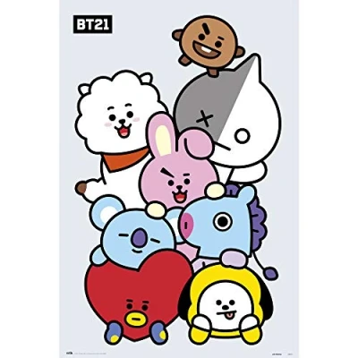 Imagen de Erik Póster BT21, 61x91cm