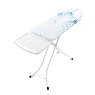 Imagen de Brabantia Mesa de Planchar C con Soporte Sólido Unidad Vapor Universal Ajustable para Diestros y Zurdos No se Desliza Araña Plegable Cotton Flower 124x45 cm
