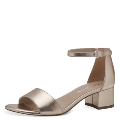 Imagen de Tamaris Damen 1 28295 42, Sandalia con talón Mujer, Rose Gold, 36 EU