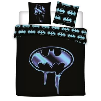 Imagen de Juego de cama Batman para 2 personas, funda nórdica 240 x 220 cm y fundas almohada 65 cm, polialgodón