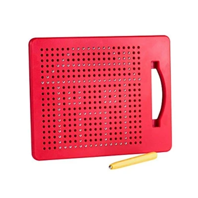 Imagen de Playmags Magna Diseño de Dibujo y Tableta Bolas magnéticas integradas, lápiz óptico Tablero Transporte para niños 3 años o más