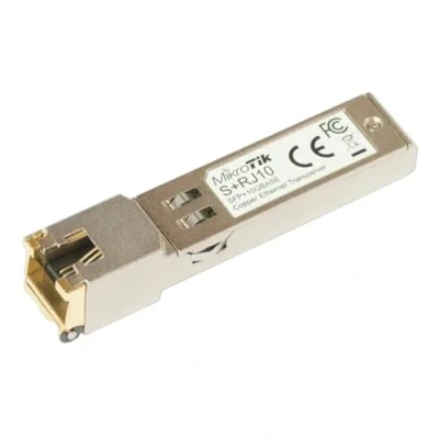 Imagen de MikroTik Módulo Transmisor de Red S+RJ10 10000 Mbit/s, SFP+, Metálico, 1 Unidad