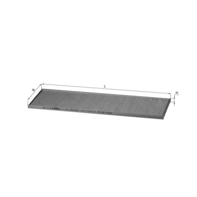 Imagen de MAHLE ORIGINAL LA 355 Filtro de habitáculo partículas 455,0 150 12,0