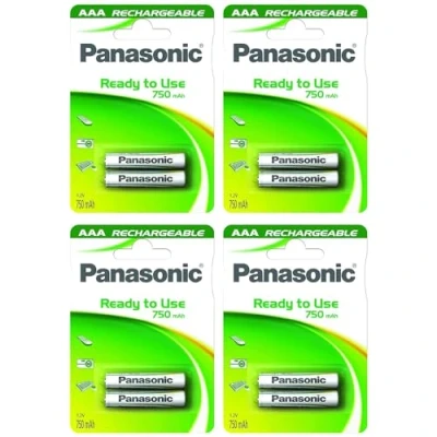 Imagen de Pilas AAA Wentronic 750mAh NiMH 2 BL EVOLTA