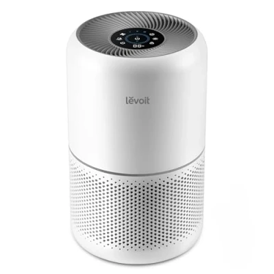Imagen de LEVOIT Purificador de Aire con Filtro HEPA, CADR 195m3/h a 41㎡, Compatible Alexa y APP, Modo Inteligente, 22dB Sueño Elimina 99.97% Alergia Polen Ácaros Humo Pelo Mascota Blanco