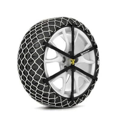 Imagen de Michelin Easy Grip Limited 008339 Cadenas para nieve con tensor de cadena instrucciones montaje, bolsa almacenamiento Acero