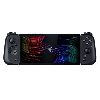 Imagen de Razer Edge Dispositivo Portátil para Juegos Android con Kishi V2 Pro (Qualcomm Snapdragon G3X Gen 1, Pantalla Aáctil AMOLED FHD+ de 6,8&quot; y 144 Hz, Tecnología Háptica HyperSense) Negro