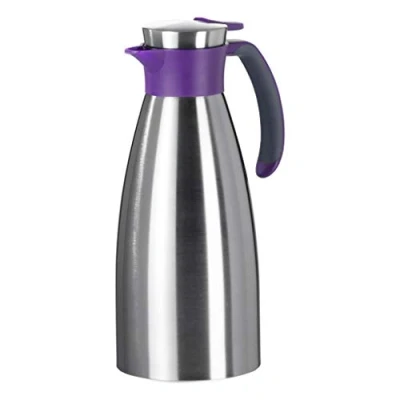 Imagen de Emsa 512577 Soft Grip Jarra isotérmica, polipropileno y acero inoxidable, 1 L, color morado metalizado