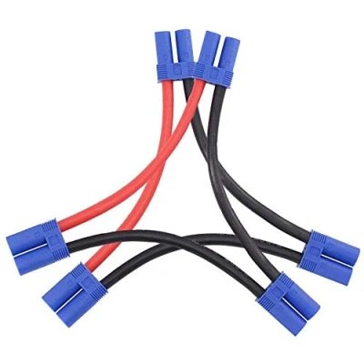 Imagen de connettore Serie EC5 da 2 pezzi con cavo 12awg 10 cm/adattatore batteria per RC