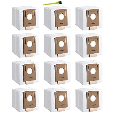 Imagen de 12 Bolsas de Vacío para ECOVACS DEEBOT N8/N8 Pro/N8 PRO Plus/N8 CARE, OZMO T8/T8 PURE/OZMO T8+, T9/T9+/T9 AIVI, yeedi vac 2 pro/vac max/vac hybrid/yeedi Station, automáticas robot aspirador