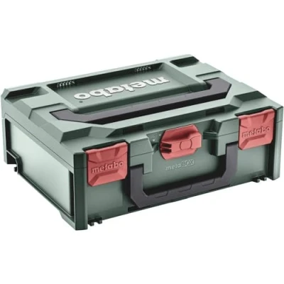 Imagen de Metabo MetaBOX 145 Caja de seguridad para BS L/BS LT/SB L/SB LT, 18 V (626886000) Dimensiones: 396 x 296 mm, volumen la maleta: 11,2 l, carga máxima tapa: 125 kg
