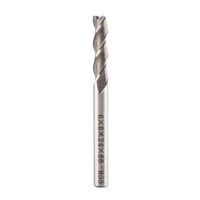 Imagen de Fresa de extremo CNC Bit extra largo 6mm 3 flauta fresadora extendida para carpintería