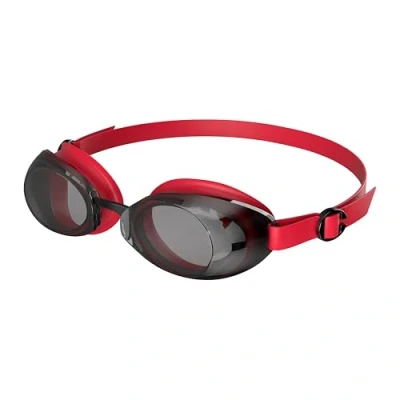 Imagen de Speedo Gafas de natación Jet 2.0, para nadar, Visión óptima Unisex Adulto, Rojo Fed/negro/ahumado, One Size