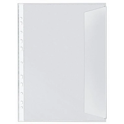 Imagen de Veloflex 5340000 Fundas para documentos, DIN A4, PP, 130 My, transparente (2 x 10 unidades = 20 fundas)