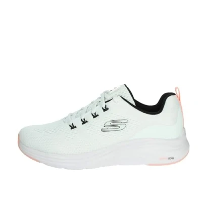 Imagen de Skechers Vapor Foam Fresh Trend, Zapatillas de Deporte Mujer, Malla Blanca Ribete Coral Negro, 35.5 EU