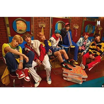 Imagen de Grupo Erik Póster Pizza, BTS (91x61,5 cm) (GPE5409)