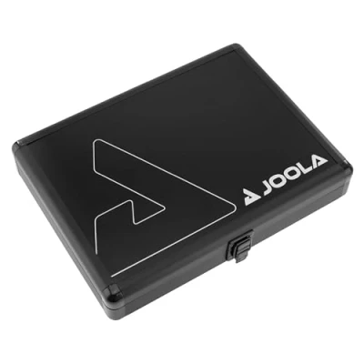 Imagen de JOOLA Baúl Bat Case Maletín de Aluminio para 1 Raqueta Tenis Mesa y 3 Pelotas Ping Pong, Negro, 29x22x5.5 cm