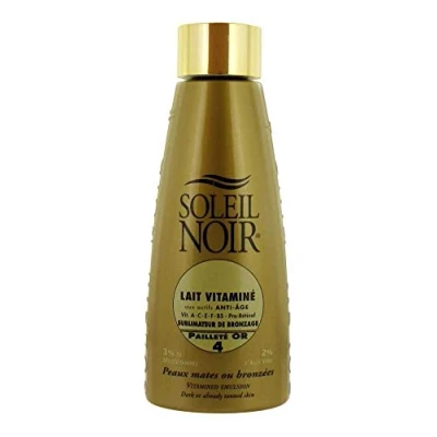 Imagen de Soleil Noir Lait Vitaminé Sublimateur de Bronzage 4 PaillVerano Or 150 ml
