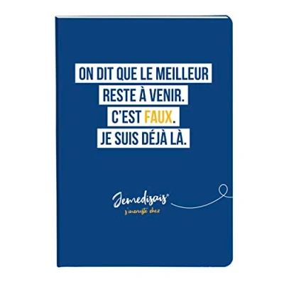 Imagen de Clairefontaine 116015C Jemedisais, Carnet broché A5 14,8x21 cm, 128 pages, ligné, ass.