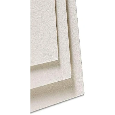 Imagen de Clairefontaine 96010C Pack de 5 hojas dibujo (50 x 70 cm, 360 g, para técnicas secas y pastel), color blanco
