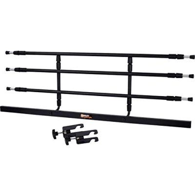 Imagen de dobar Walky Barrier 62201 Rejilla de protección Plegable para Maletero, Perros, Todo Tipo Coches, 29 45 x 85 152 cm, Color Negro