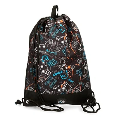 Imagen de Roll Road Gamers mochila Saco Negro 32x42 cms Poliéster
