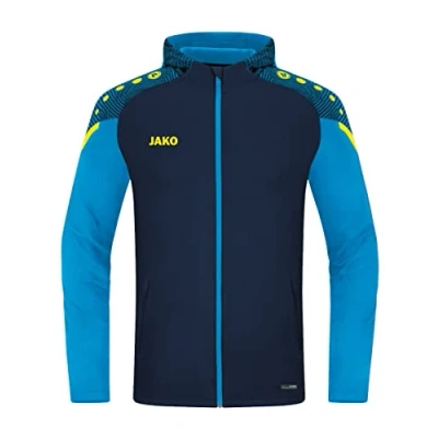 Imagen de JAKO Chaqueta con Capucha Performance, Azul Marino/Azul Claro, Large para Hombre