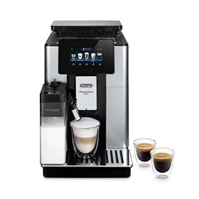 Imagen de De&#039;Longhi Perfetto Primadonna Soul ECAM612.55.SB Cafetera Superautomática Café y Cappuccino con Sistema de Leche LatteCrema, Tecnología Bean to Cup, 18 Bebidas, App Control