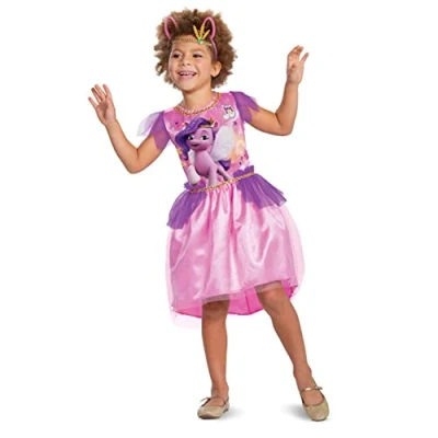 Imagen de Disguise Oficial Disfraz My Little Pony Niña Starscout, Pipp Petals Niña, Mi Pequeño Unicornio Carnaval Halloween Talla S