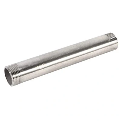 Imagen de accesorios de tubería Vobor roscada SS304 200 mm BSP 1/4 &quot;1/2&quot; 3/4 &quot;1&quot; macho X junta (1 pieza) (tamaño: 1 &quot;BSP)
