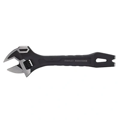 Imagen de STANLEY FatMax Llave Ajustable Demolición 4 en 1, Longitud 250mm, Herramienta Multifuncional con Apertura de 37mm, zona golpeo reforzada FMHT0 75081