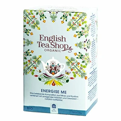Imagen de English Tea Shop Energise Me Bio Wellness Tee, 20 bolsitas de té.