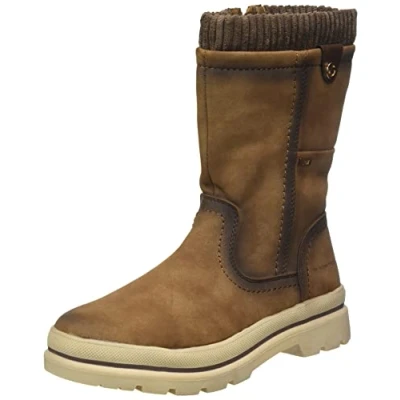 Imagen de TOM TAILOR 4294609, Bota a la Altura de Pantorrilla Mujer, Whisky, 39 EU