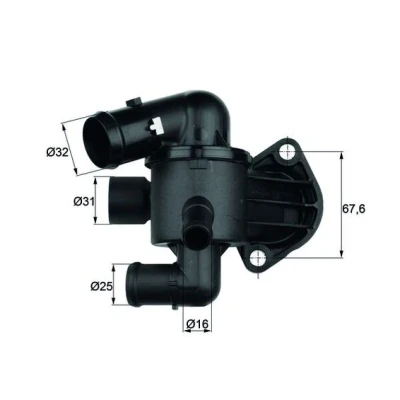 Imagen de MAHLE ORIGINAL TI 33 87 Termostato, refrigerante con junta VOLKSWAGEN: GOLF 6, Scirocco III, Passat B6 Berlina, AUDI: A3 Hatchback, Cabrio
